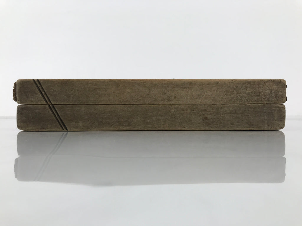 Japanese Wood Carved Kashigata Cake Mold Sweet Wagashi Incense Pot Frame Kg737