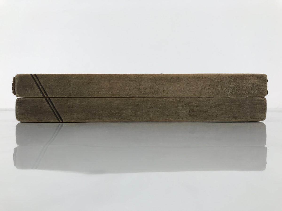 Japanese Wood Carved Kashigata Cake Mold Sweet Wagashi Incense Pot Frame Kg737