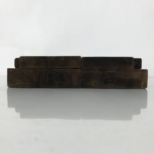 Japanese Wood Carved Kashigata Cake Mold Sweet Wagashi Large Madai Fish Kg604