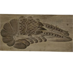 Japanese Wood Carved Kashigata Cake Mold Sweet Wagashi Prawn Shrimp Ebi Kg610