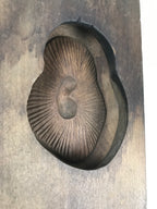 Japanese Wood Carved Kashigata Cake Mold Sweet Wagashi Shiitake Mushroom Kg602