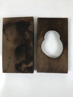 Japanese Wood Carved Kashigata Cake Mold Sweet Wagashi Shiitake Mushroom Kg602