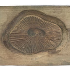 Japanese Wood Carved Kashigata Cake Mold Sweet Wagashi Shiitake Mushroom Kg602