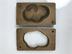 Japanese Wood Carved Kashigata Cake Mold Sweet Wagashi Shiitake Mushroom Kg795