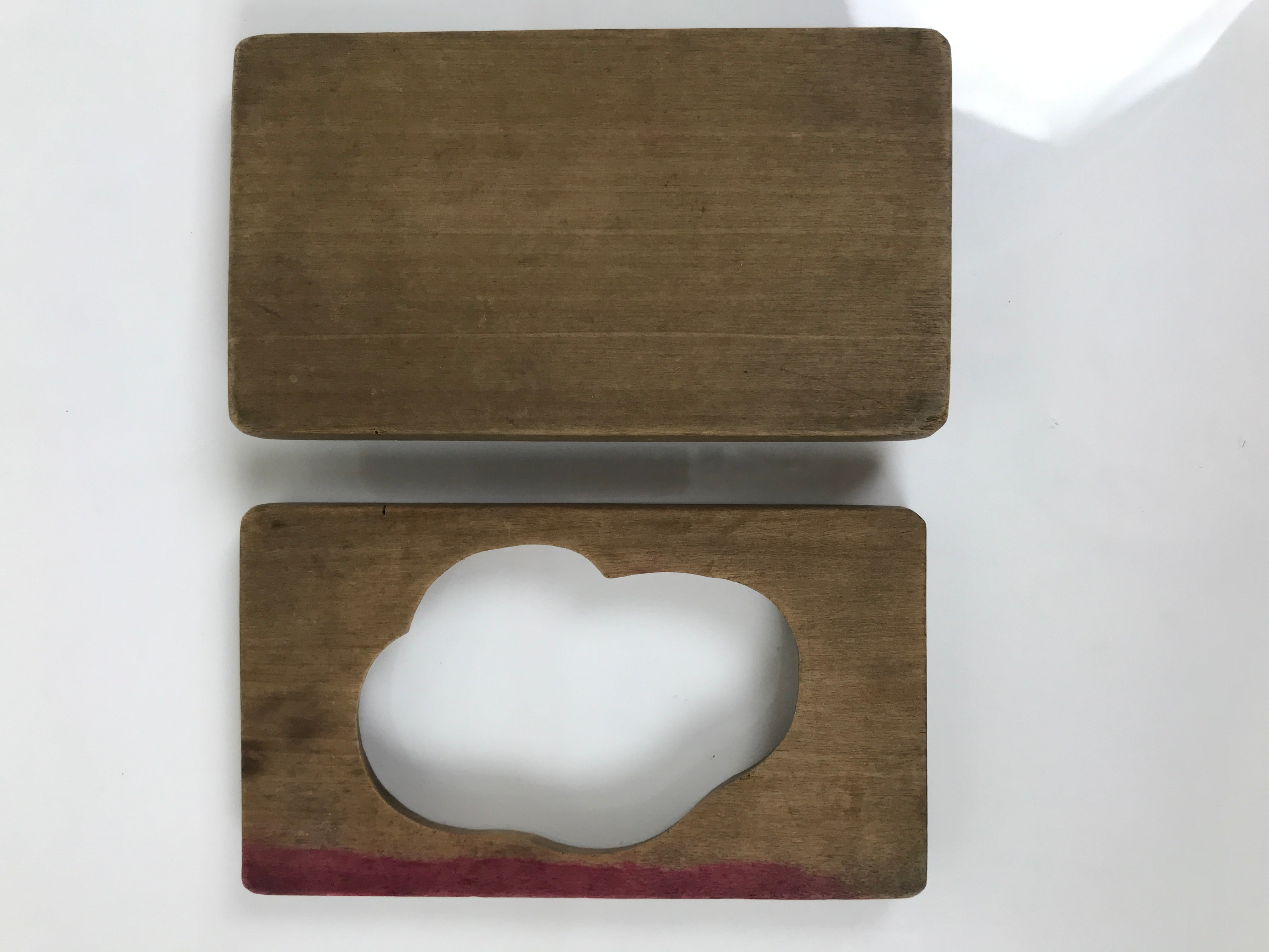 Japanese Wood Carved Kashigata Cake Mold Sweet Wagashi Shiitake Mushroom Kg795