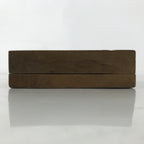 Japanese Wood Carved Kashigata Cake Mold Sweet Wagashi Square Mon Shuriken Kg681