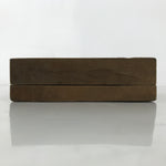 Japanese Wood Carved Kashigata Cake Mold Sweet Wagashi Square Mon Shuriken Kg681