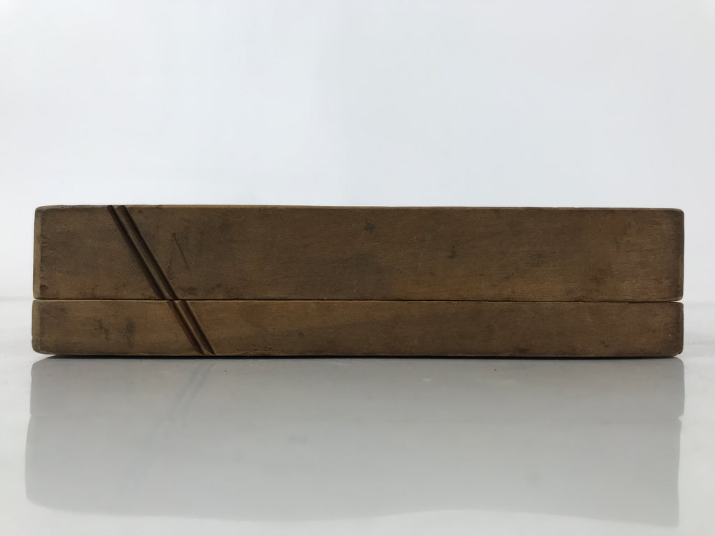 Japanese Wood Carved Kashigata Cake Mold Sweet Wagashi Square Mon Shuriken Kg681