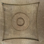 Japanese Wood Carved Kashigata Cake Mold Sweet Wagashi Square Mon Shuriken Kg681
