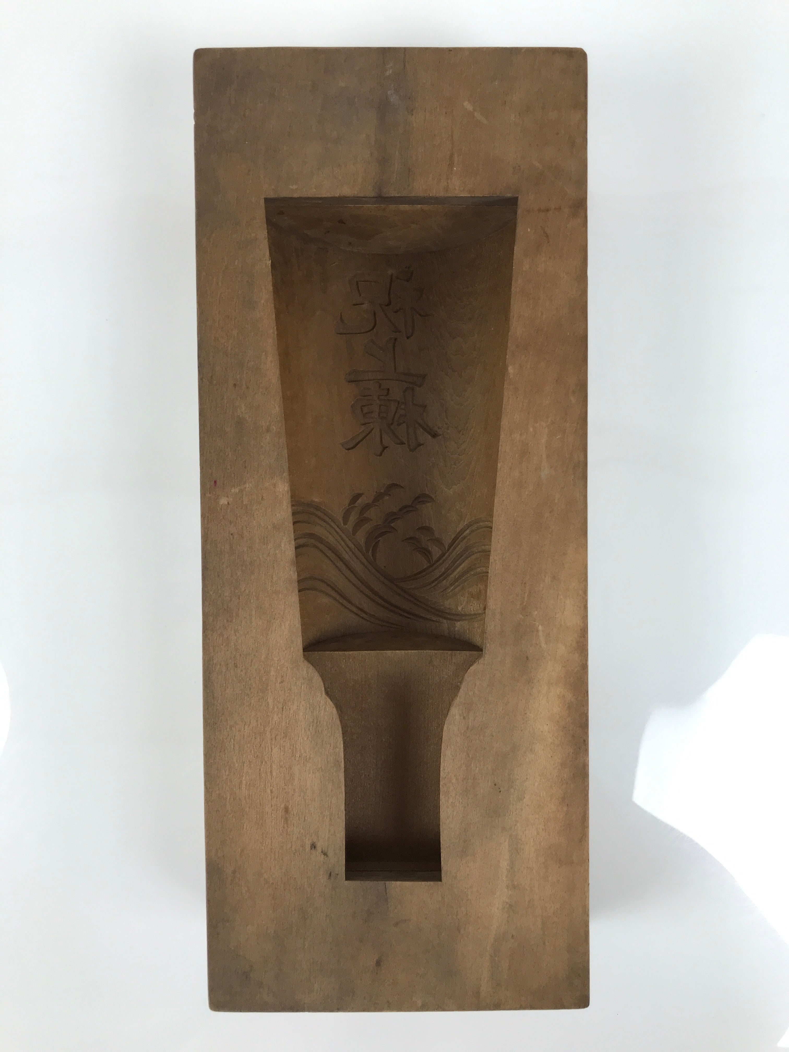 Japanese Wood Carved Kashigata Cake Mold Sweets Wagashi Hagoita Celebration Kg80