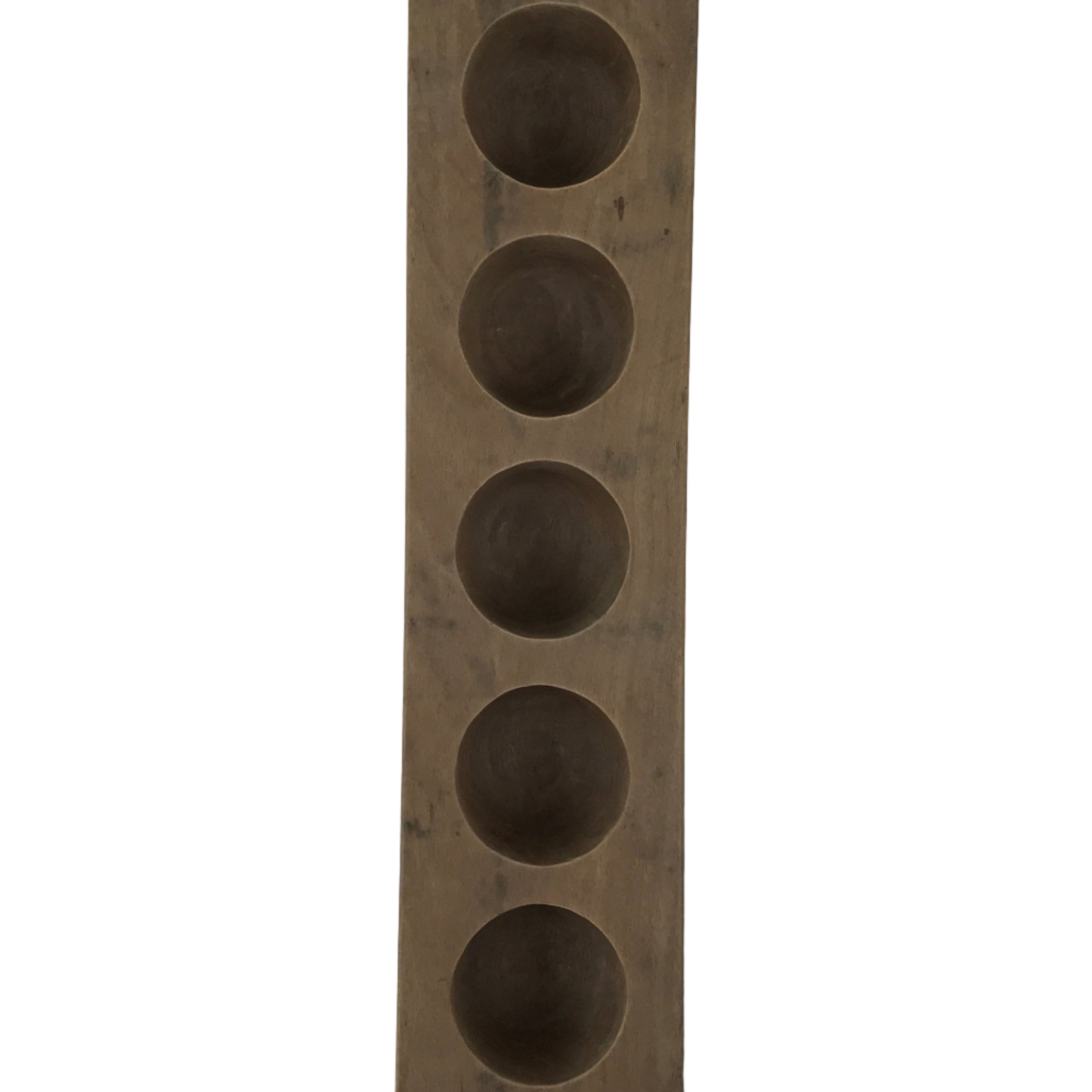 Japanese Wood Carved Kashigata Cake Mold Sweets Wagashi Half Sphere Balls Kg804