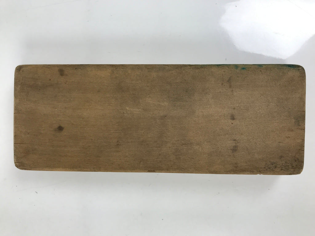 Japanese Wood Carved Kashigata Cake Mold Vtg Sweet Wagashi Apple Ringo Kg689