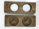 Japanese Wood Carved Kashigata Cake Mold Vtg Sweet Wagashi Apple Ringo Kg689