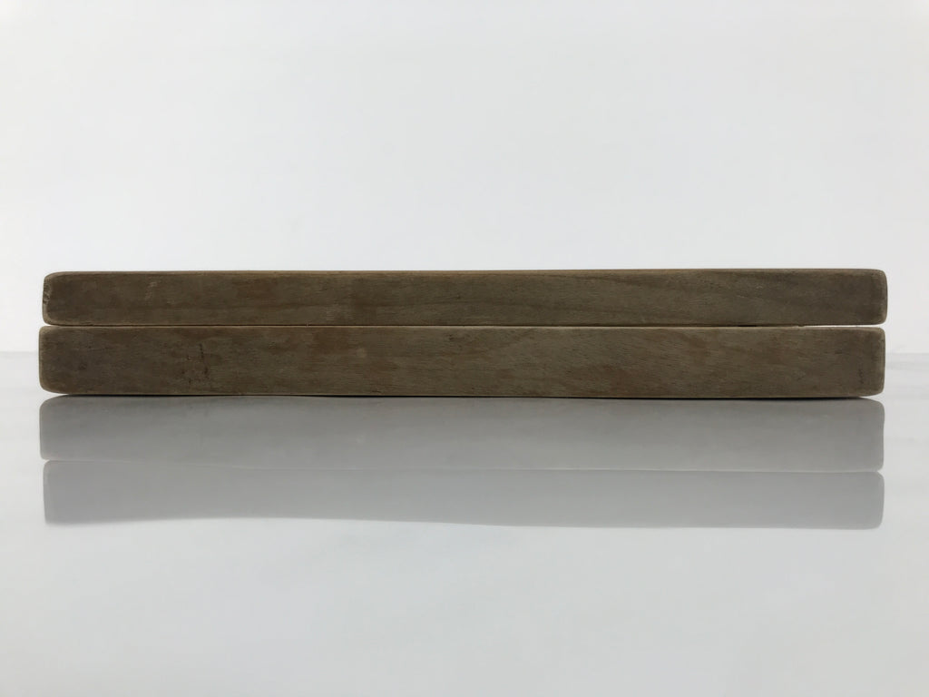 Japanese Wood Carved Kashigata Cake Mold Vtg Sweet Wagashi Apple Ringo Kg765