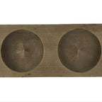 Japanese Wood Carved Kashigata Cake Mold Vtg Sweet Wagashi Apple Ringo Kg765