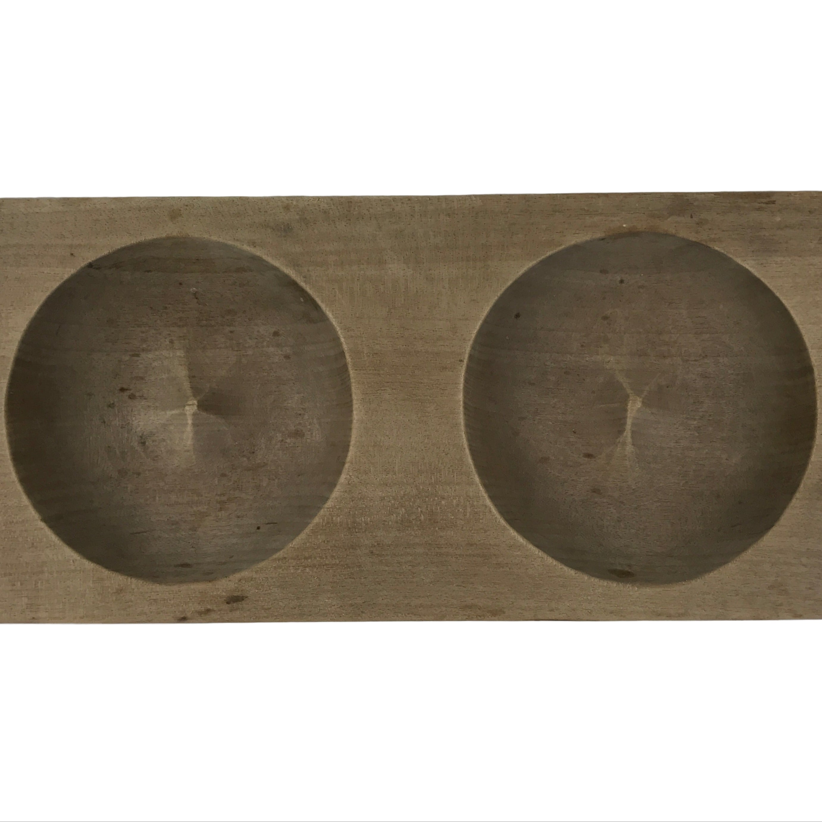 Japanese Wood Carved Kashigata Cake Mold Vtg Sweet Wagashi Apple Ringo Kg765