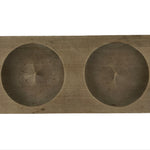 Japanese Wood Carved Kashigata Cake Mold Vtg Sweet Wagashi Apple Ringo Kg765