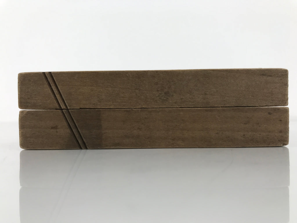 Japanese Wood Carved Kashigata Cake Mold Vtg Sweet Wagashi Apple Ringo Kg786