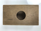 Japanese Wood Carved Kashigata Cake Mold Vtg Sweet Wagashi Apple Ringo Kg786