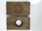 Japanese Wood Carved Kashigata Cake Mold Vtg Sweet Wagashi Apple Ringo Kg786