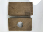 Japanese Wood Carved Kashigata Cake Mold Vtg Sweet Wagashi Apple Ringo Kg786