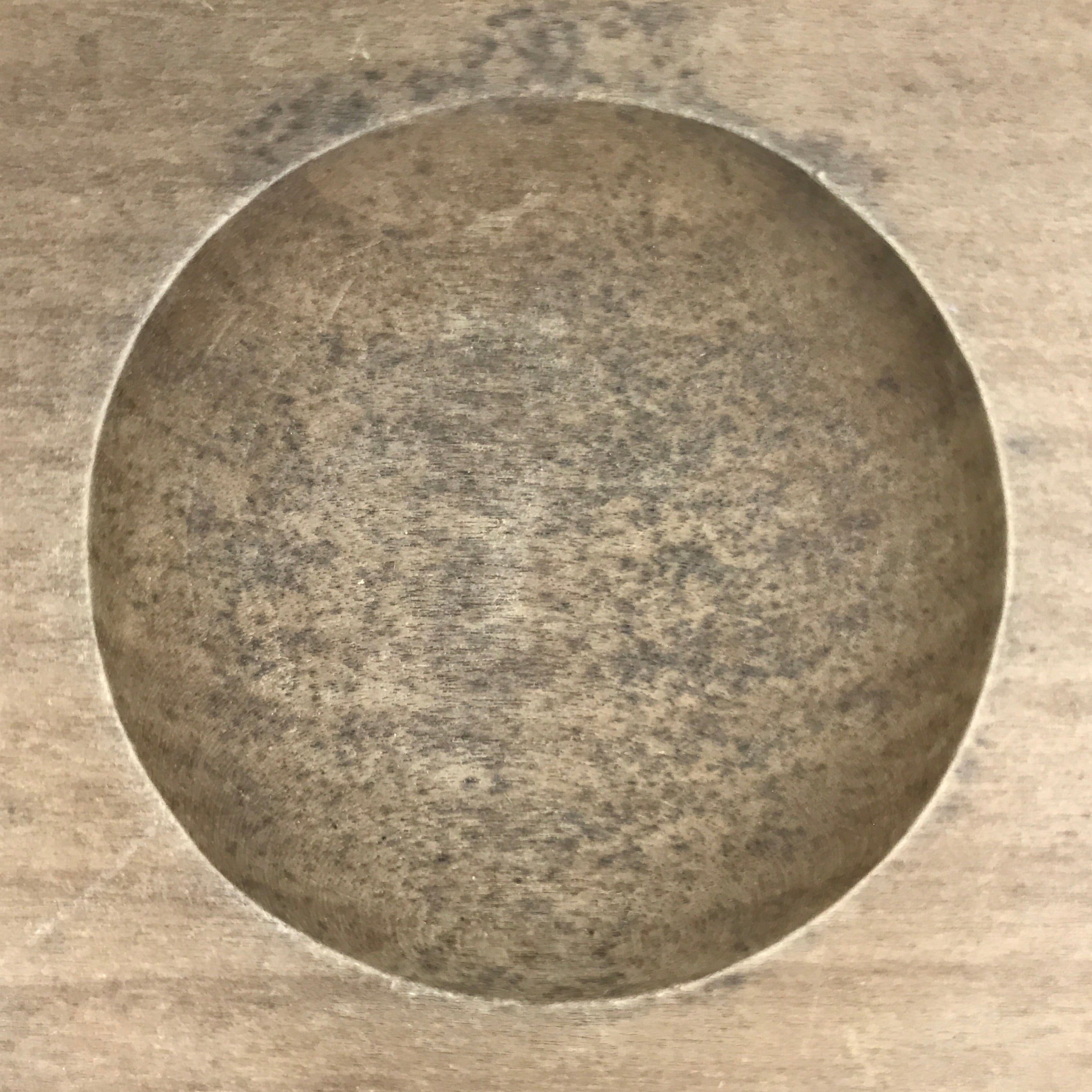 Japanese Wood Carved Kashigata Cake Mold Vtg Sweet Wagashi Apple Ringo Kg786