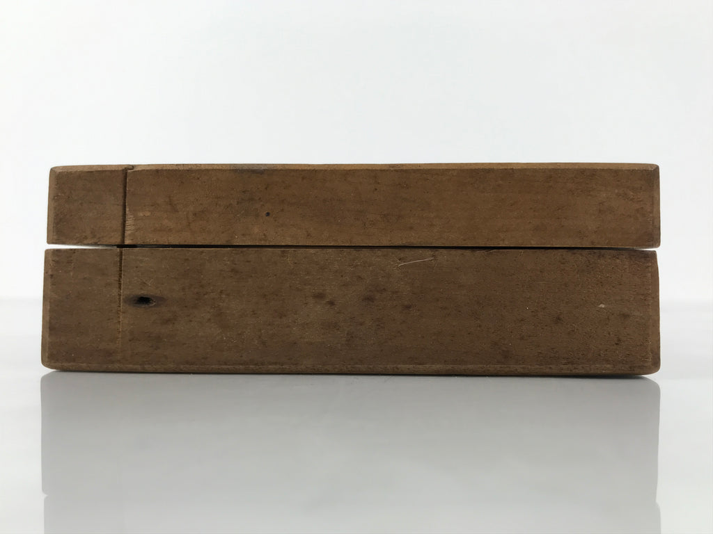 Japanese Wood Carved Kashigata Cake Mold Vtg Sweet Wagashi Apple Ringo Kg803