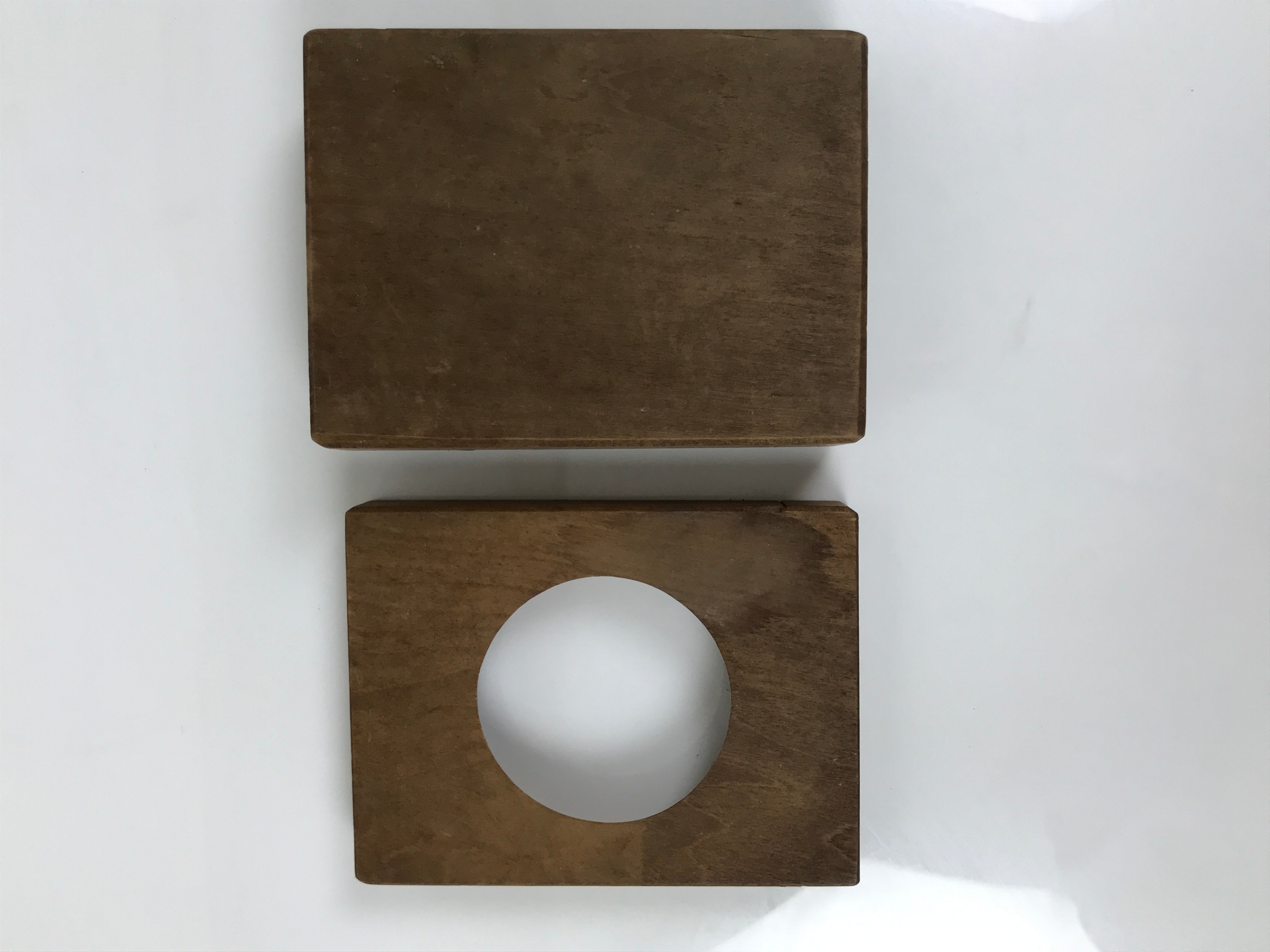 Japanese Wood Carved Kashigata Cake Mold Vtg Sweet Wagashi Apple Ringo Kg803