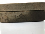 Japanese Wood Carved Kashigata Cake Mold Vtg Sweet Wagashi Bamboo Shoot Kg574