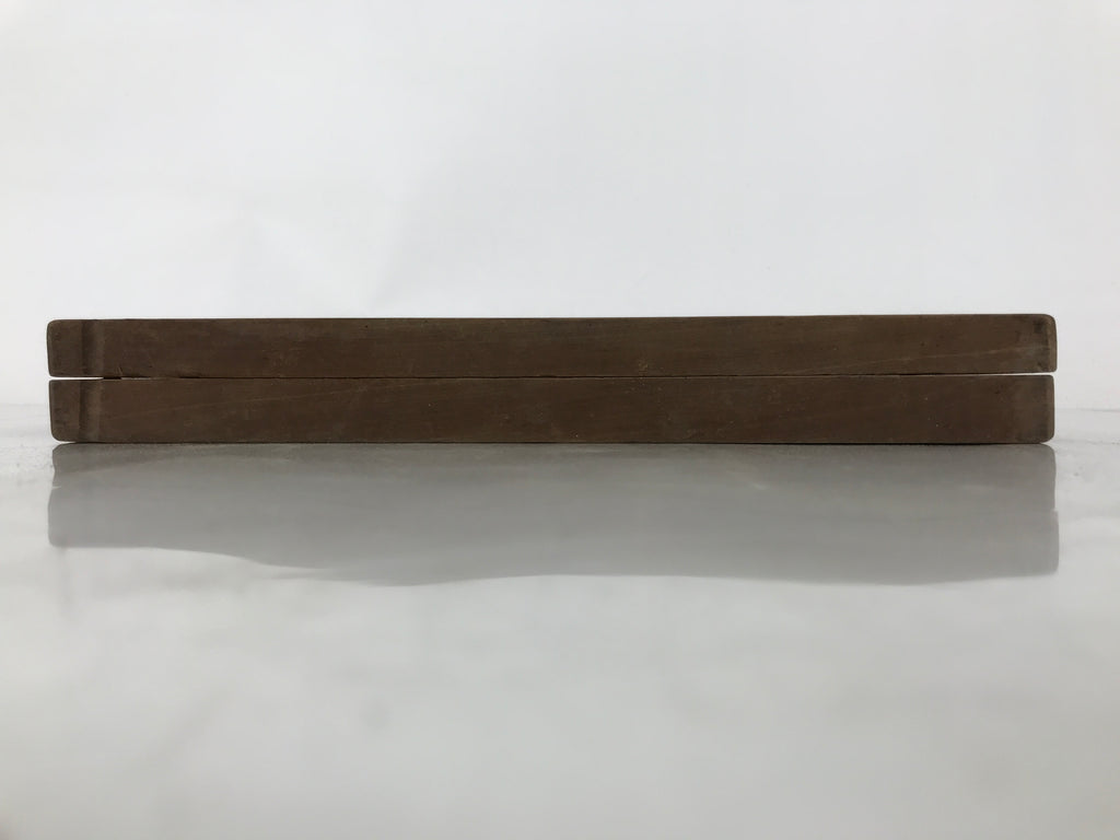 Japanese Wood Carved Kashigata Cake Mold Vtg Sweet Wagashi Banana Kg579