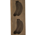 Japanese Wood Carved Kashigata Cake Mold Vtg Sweet Wagashi Banana Kg579
