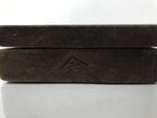 Japanese Wood Carved Kashigata Cake Mold Vtg Sweet Wagashi Beans Mame Kg553