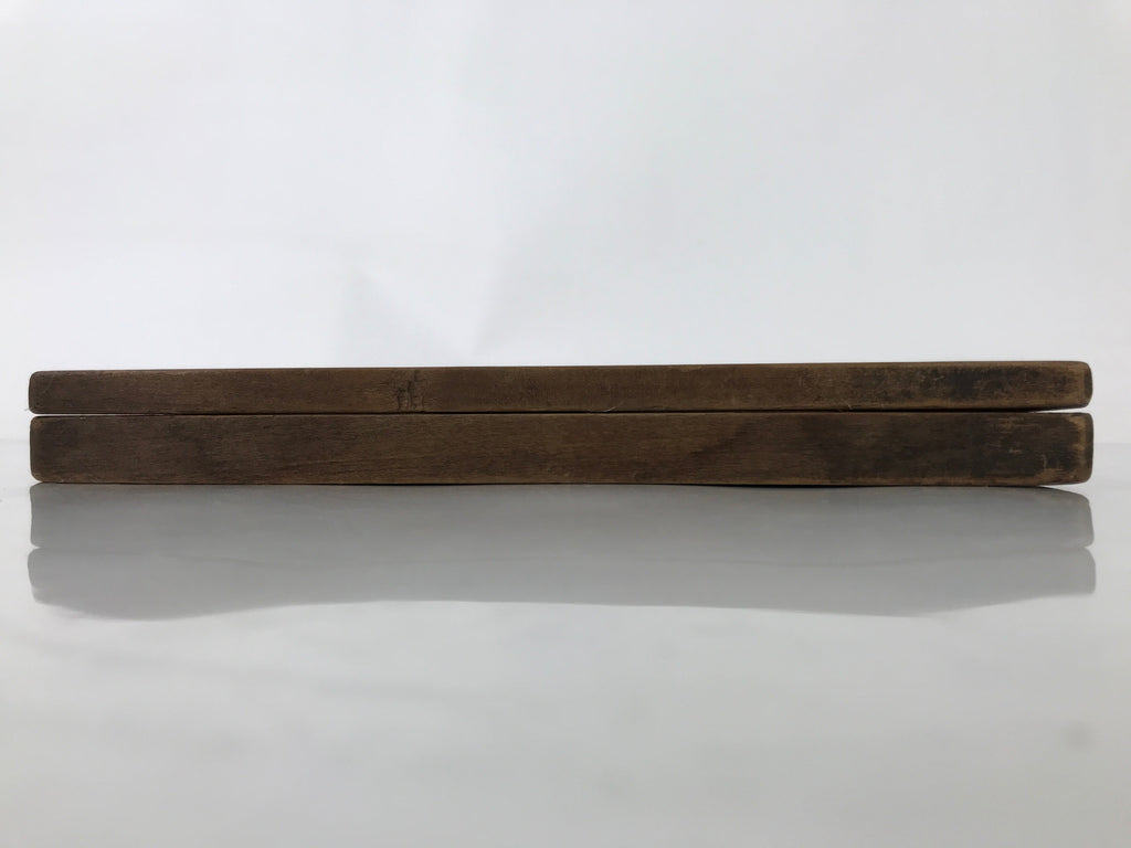 Japanese Wood Carved Kashigata Cake Mold Vtg Sweet Wagashi Beans Mame Kg553