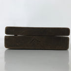 Japanese Wood Carved Kashigata Cake Mold Vtg Sweet Wagashi Beans Mame Kg553