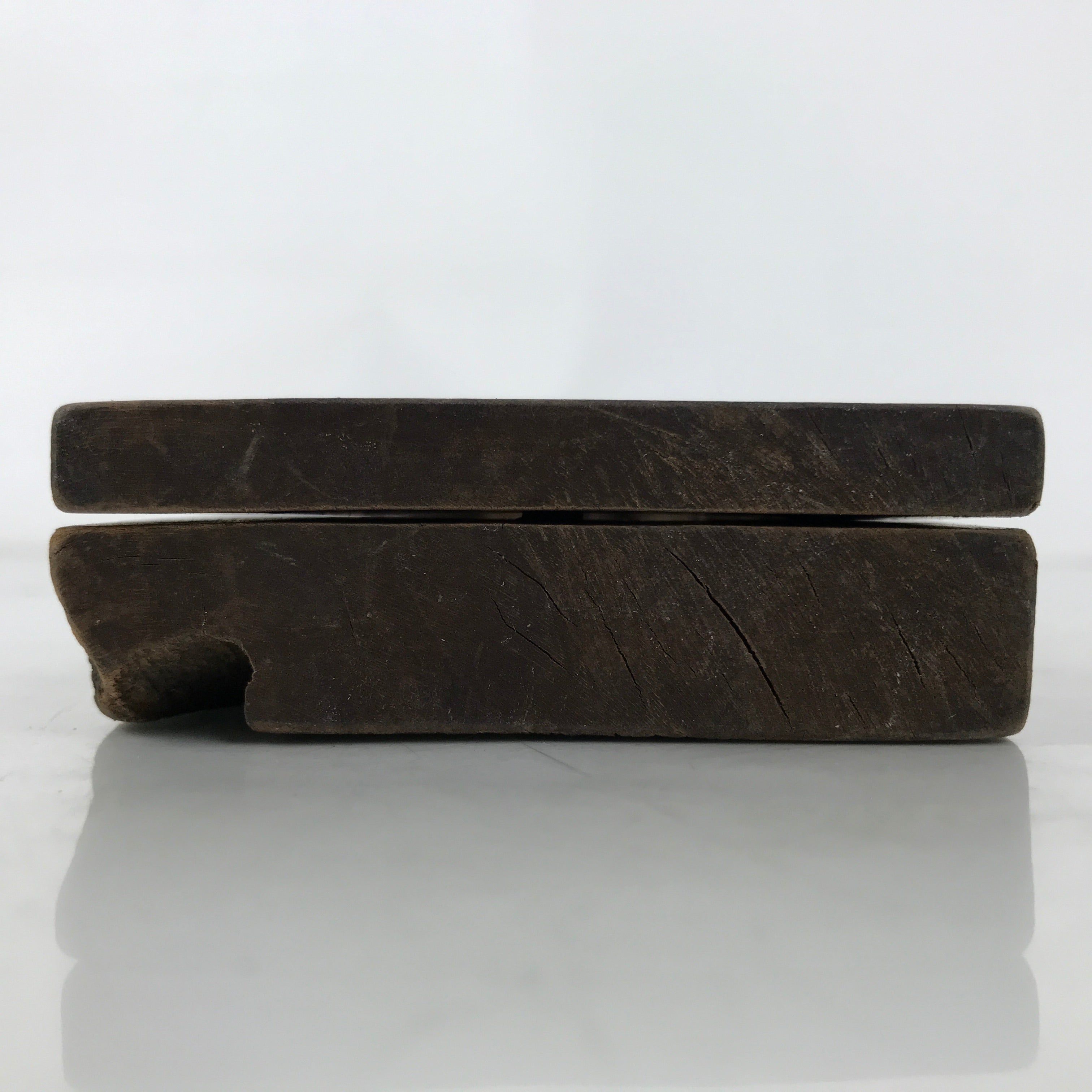 Japanese Wood Carved Kashigata Cake Mold Vtg Sweet Wagashi Cherry Blossom Kg695