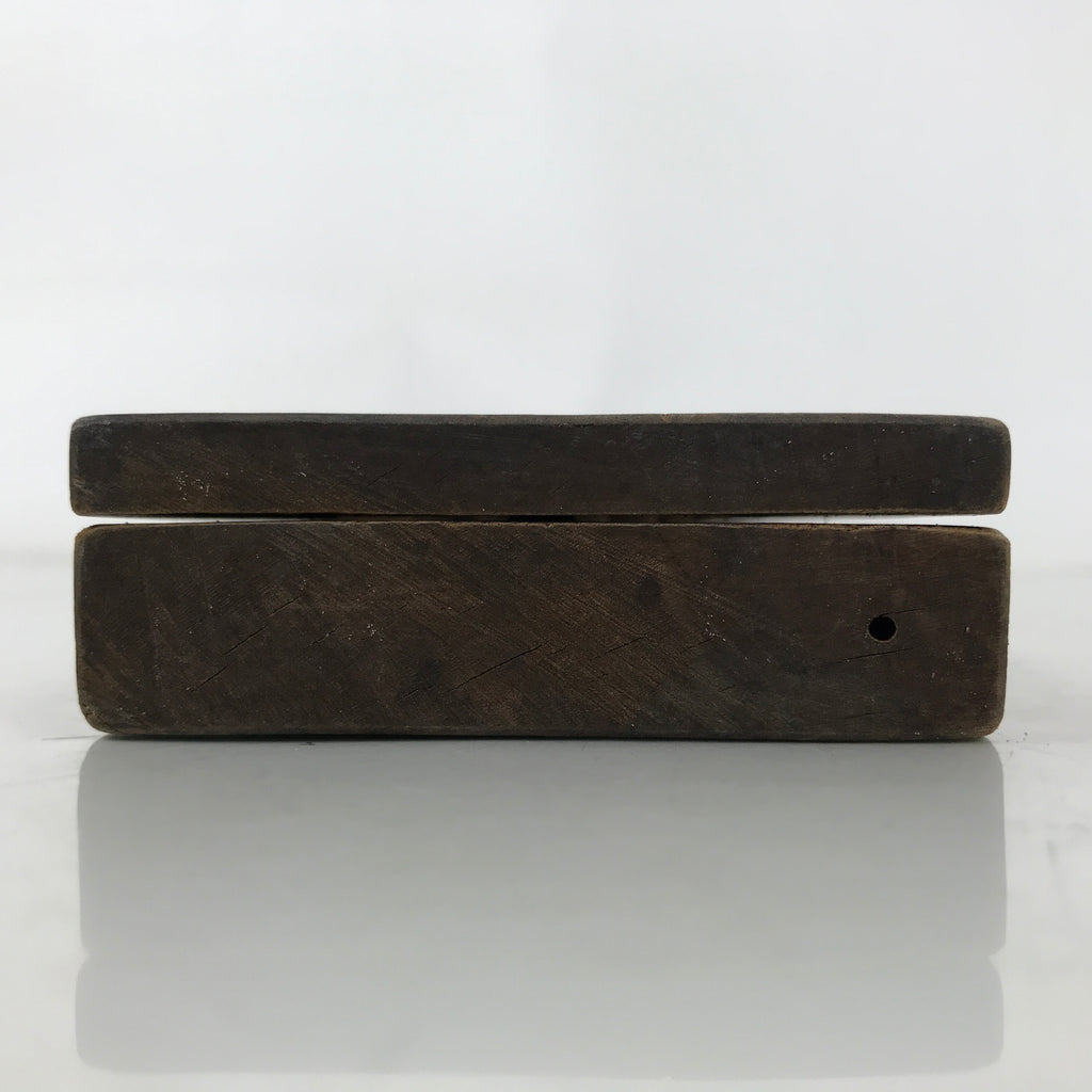 Japanese Wood Carved Kashigata Cake Mold Vtg Sweet Wagashi Cherry Blossom Kg695