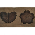 Japanese Wood Carved Kashigata Cake Mold Vtg Sweet Wagashi Cherry Blossom Kg695