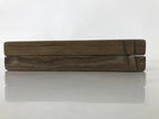Japanese Wood Carved Kashigata Cake Mold Vtg Sweet Wagashi Crane Tsuru Kg551