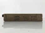 Japanese Wood Carved Kashigata Cake Mold Vtg Sweet Wagashi Crane Tsuru Kg606
