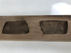 Japanese Wood Carved Kashigata Cake Mold Vtg Sweet Wagashi Cut Madai Fish Kg573