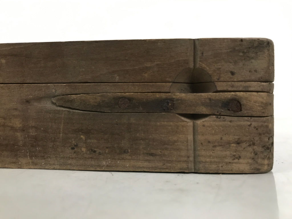 Japanese Wood Carved Kashigata Cake Mold Vtg Sweet Wagashi Cut Madai Fish Kg573