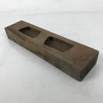 Japanese Wood Carved Kashigata Cake Mold Vtg Sweet Wagashi Cut Madai Fish Kg573