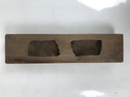 Japanese Wood Carved Kashigata Cake Mold Vtg Sweet Wagashi Cut Madai Fish Kg573