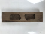 Japanese Wood Carved Kashigata Cake Mold Vtg Sweet Wagashi Cut Madai Fish Kg573