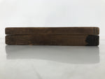 Japanese Wood Carved Kashigata Cake Mold Vtg Sweet Wagashi Cut Madai Fish Kg599