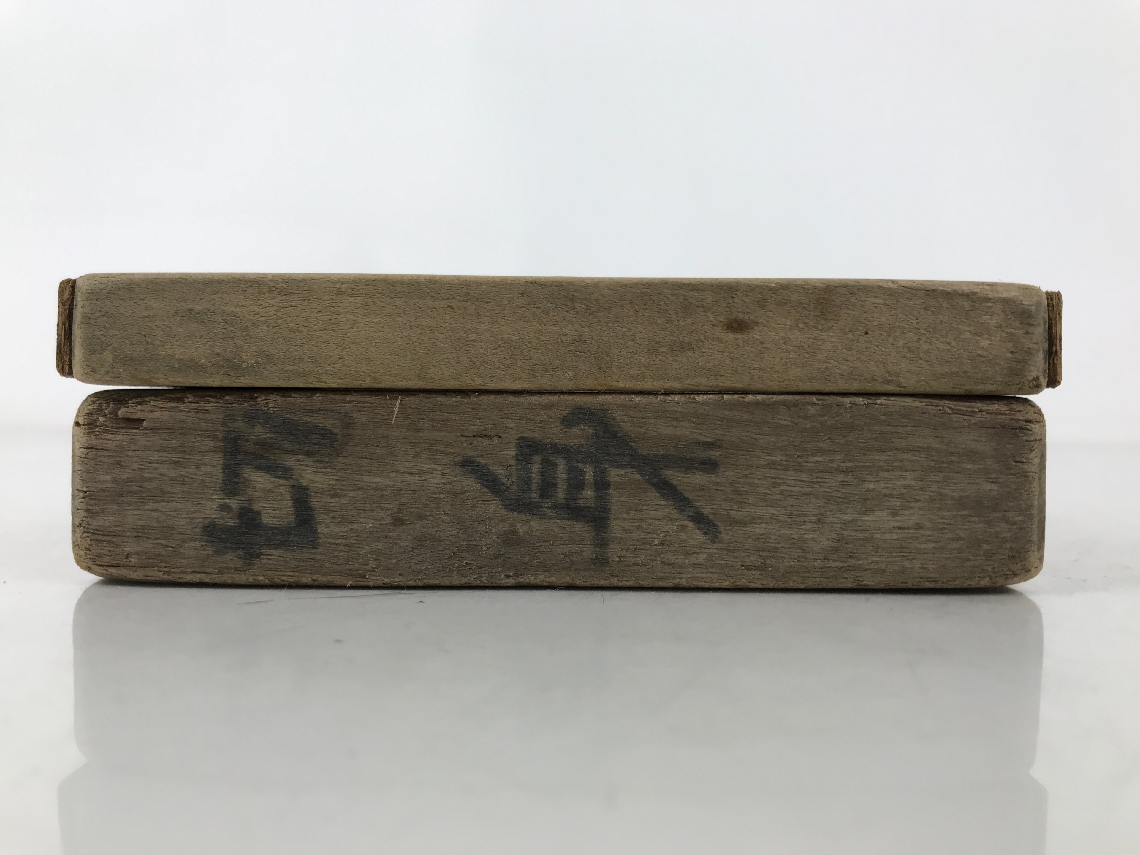 Japanese Wood Carved Kashigata Cake Mold Vtg Sweet Wagashi Cut Madai Fish Kg637