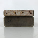 Japanese Wood Carved Kashigata Cake Mold Vtg Sweet Wagashi Cut Madai Fish Kg637