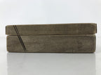 Japanese Wood Carved Kashigata Cake Mold Vtg Sweet Wagashi Cut Madai Fish Kg637