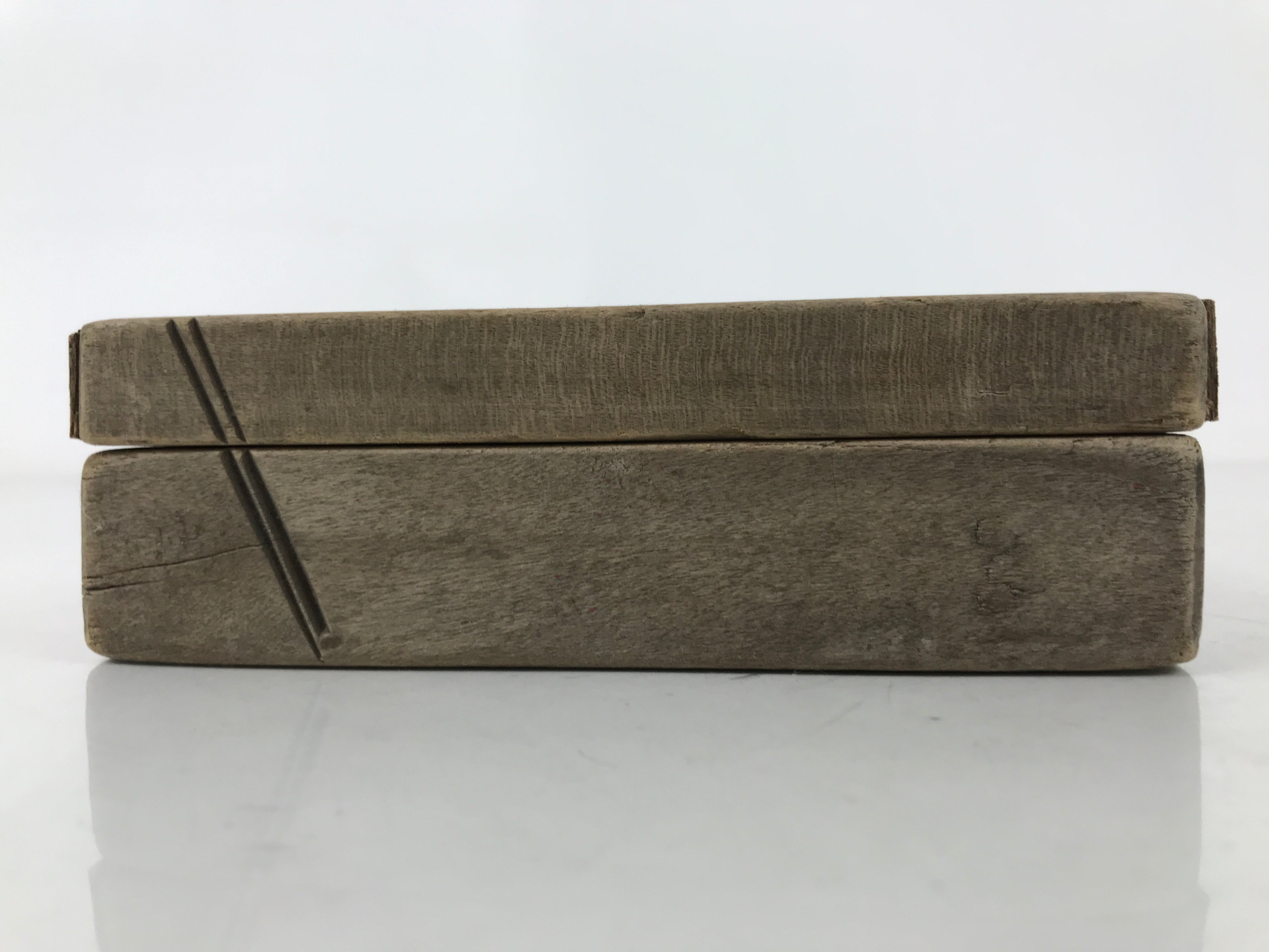Japanese Wood Carved Kashigata Cake Mold Vtg Sweet Wagashi Cut Madai Fish Kg637