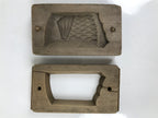 Japanese Wood Carved Kashigata Cake Mold Vtg Sweet Wagashi Cut Madai Fish Kg637